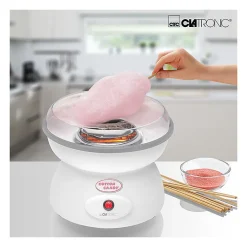 Machine à Barbe à Papa Clatronic ZWM 3478 Blanc