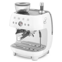 Machine à café combinée Expresso Années 50 blanc