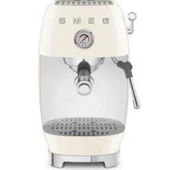 Machine à café expresso crème Smeg ECF03CREU années 50