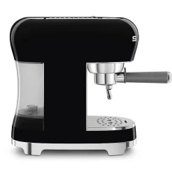 Machine à expresso Smeg ECF02BLEU Noir - 15 bar - 1 litre - Café moulu et dosettes