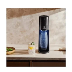 Machine à gazéifier l'eau + 1 cylindre + 1 bouteille - noir Sodastream 1012911331 e-terra
