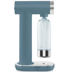 Machine à gazéifier l'eau + 1 bouteille bleu orage mat Smeg SKC01SBM collezione