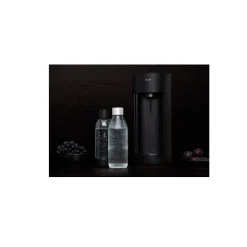 Machine à gazéifier l'eau + 2 bouteilles noir Mysoda GL004F-B-FR glassy