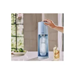 Machine à gazéifier l'eau + 1l bouteille + 1 cylindre - bleu pastel Sodastream 1012811333