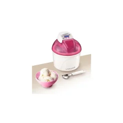 Machine à glaces cuve 1.8L Sorbetière 12W + Cuillère Framboise LAGRANGE