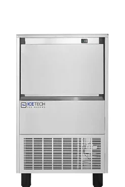 Machine à glaçon - Glace en demi cube - Production 45 a 150 kg./24H - Série HD - Icetech - l53.5- L0.1- P59.5- h78.9-
