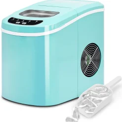 Machine à Glaçons 13 kg en 24 h 2 Tailles de Glaçons Automatique Électrique Vert