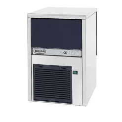 Machine à Glaçons Creux 22 kg/24h, Réserve-Bac 6kg, condenseur eau - BREMA - l0.1- L0.1- P0.1- h0.1-