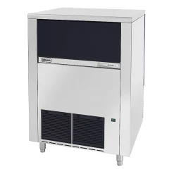Machine à Glaçons Pleins 134 kg/24h Réserve-Bac 65kg Condenseur Air et Pompe de Vidange - BREMA