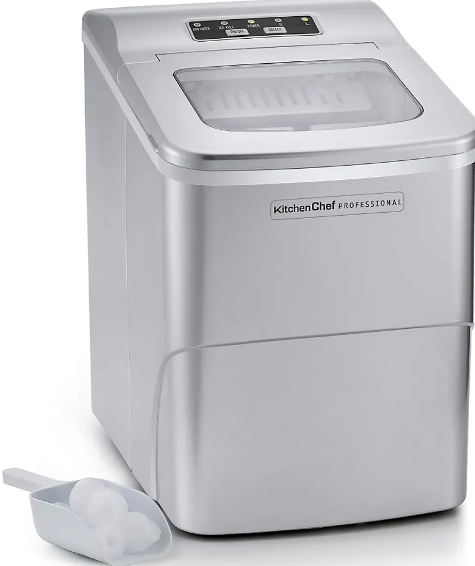 Machine à glaçons 80w 10-12kg / 24h Kitchen Chef KSICE9