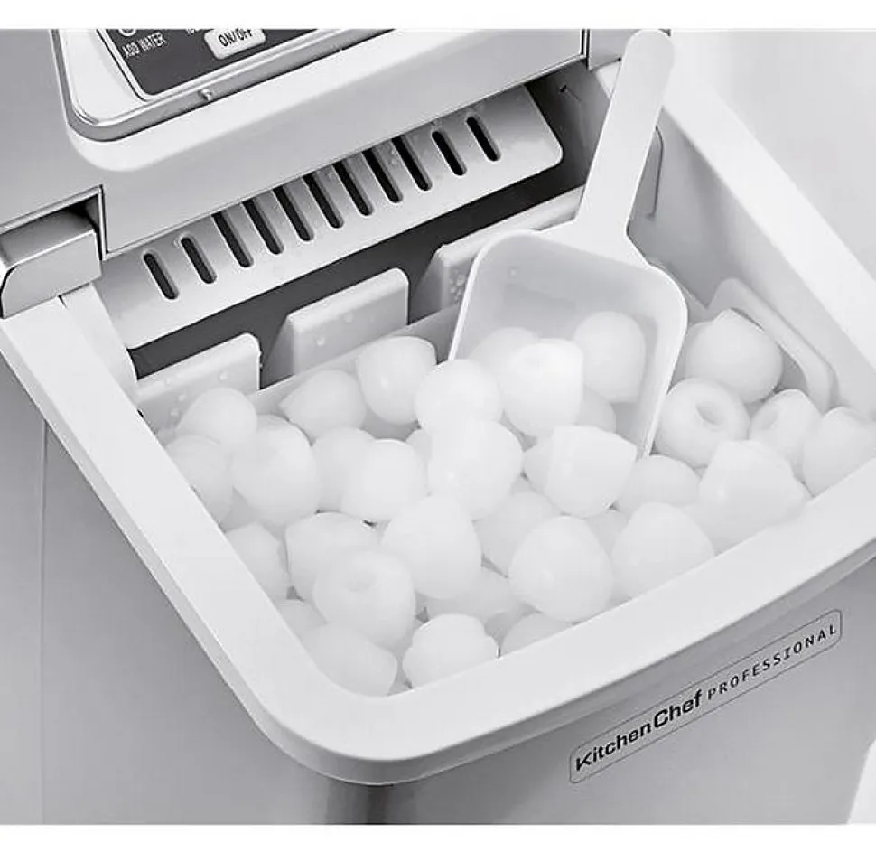 Machine à glaçons 80w 10-12kg / 24h Kitchen Chef KSICE9