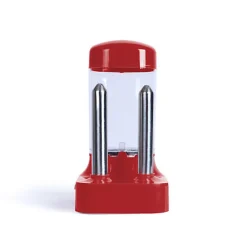 Machine à hot dog LIVOO DOC238RC 340W rouge chili capacité 6 saucisses