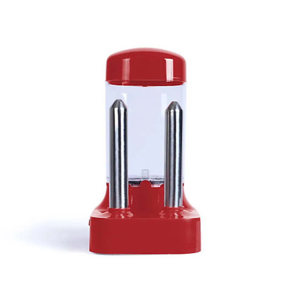 Machine à hot dog LIVOO DOC238RC 340W rouge chili capacité 6 saucisses