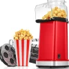 Machine à Popcorn à Air Chaud 1400W rouge