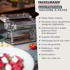 Machine à pâtes manuelle Fackelmann Easy Prepare