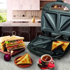 Machine à sandwich 3 en 1 Camry CR 3024 - 1000W - 3 jeux d'assiettes