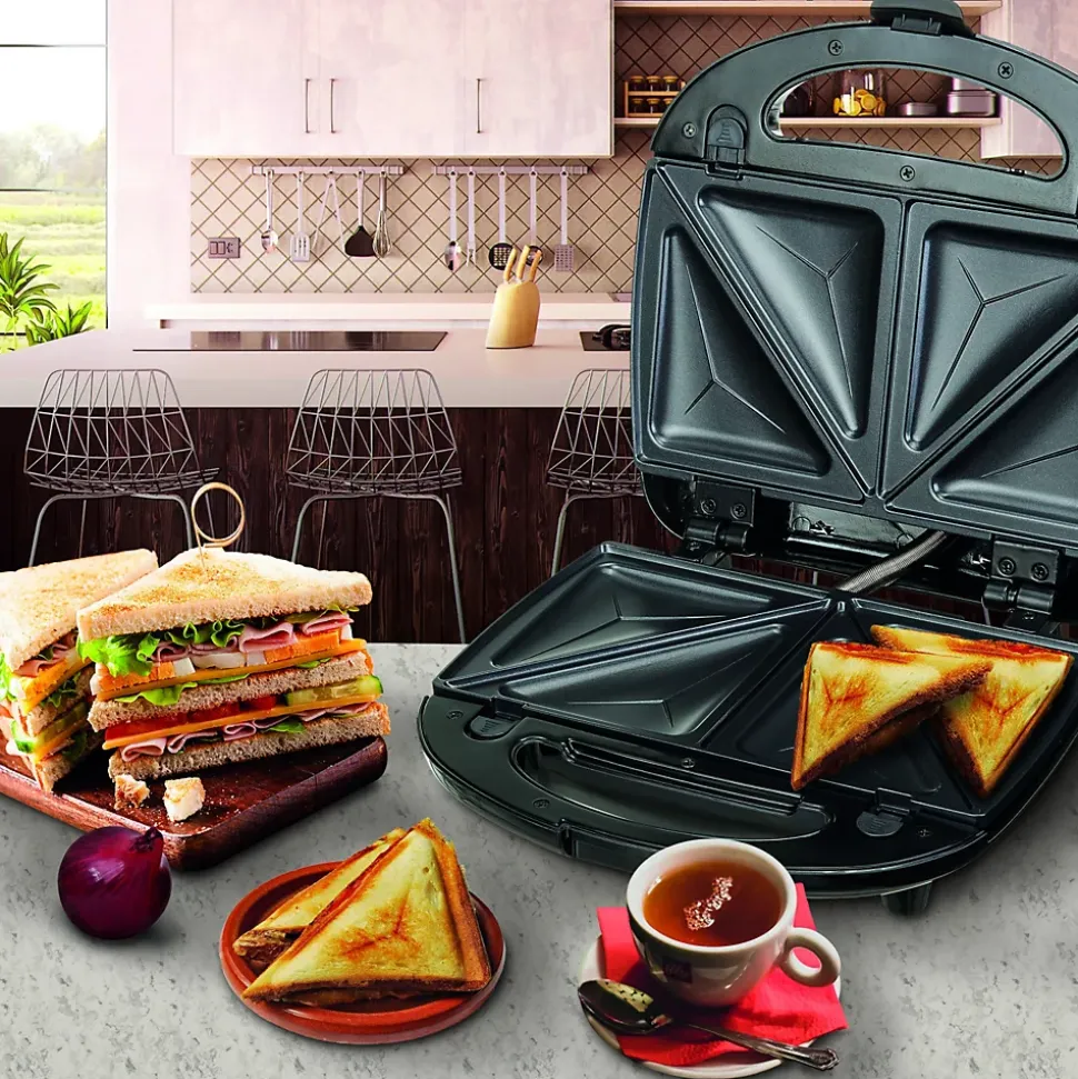 Machine à sandwich 3 en 1 Camry CR 3024 - 1000W - 3 jeux d'assiettes