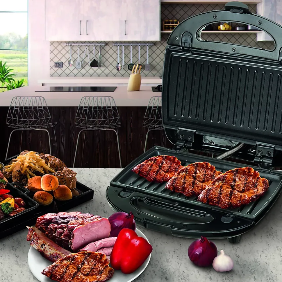 Machine à sandwich 3 en 1 Camry CR 3024 - 1000W - 3 jeux d'assiettes