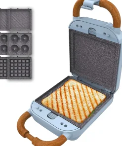 Machine à sandwich rétro 3-en-1 700W Cecotec