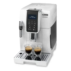 Machine a café automatique DELONGHI Dinamica ECAM 350.35 W - Blanc - Avec buse vapeur Cappuccino - 15 bar