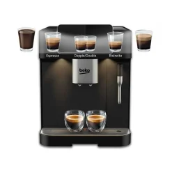 Machine a café avec broyeur - BEKO - CEG7302B - 1350 W - 19 bars - Noir