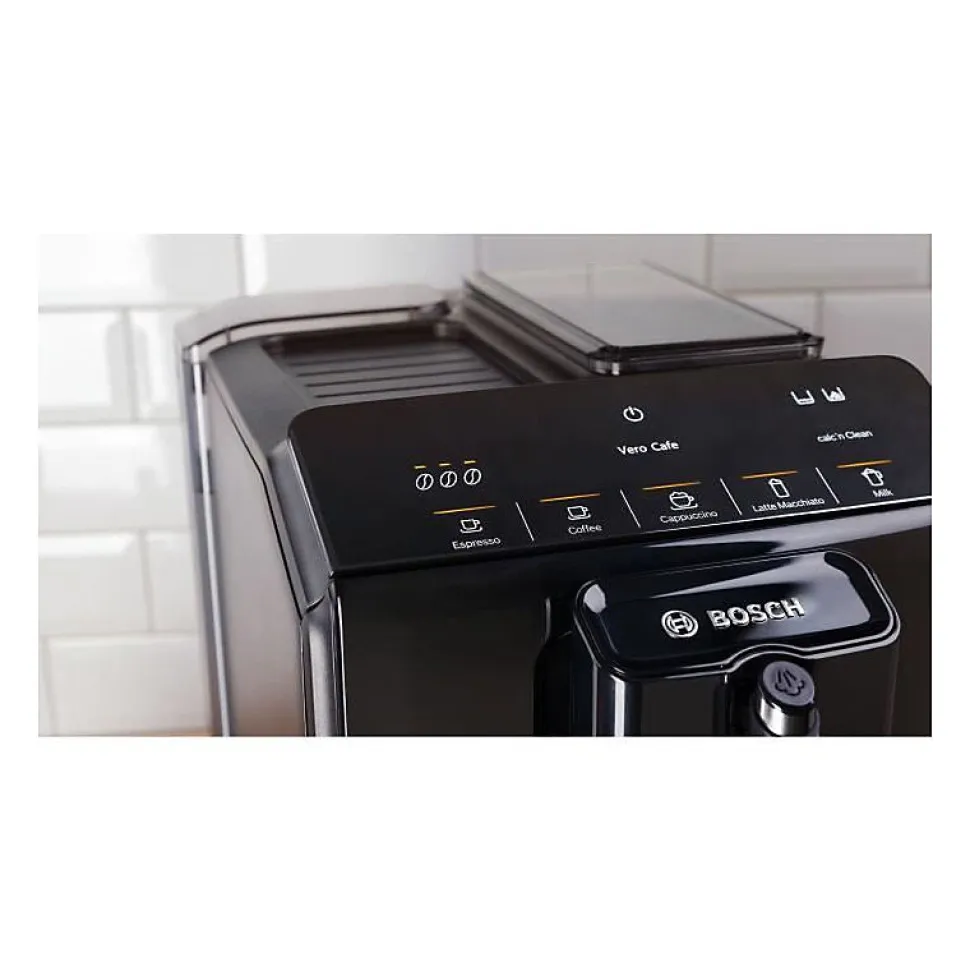 Machine a café broyeur expresso - BOSCH - TIE20119 Serie 2 - 1300 W - 250 g de grains - 1,4 L - Noir