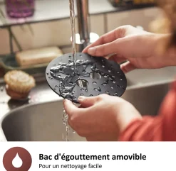 Machine a café dosette SENSEO SELECT Philips CSA240/31, Intensity Plus, Booster d'arômes, Crema plus, 1 a 2 tasses, Nougat