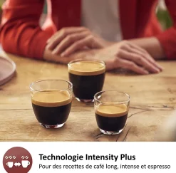 Machine a café dosette SENSEO SELECT Philips CSA240/21, Intensity Plus, Booster d'arômes, Crema plus, 1 a 2 tasses, ECO