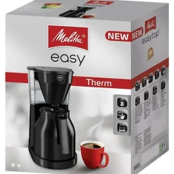 Machine a Cafe - Cafetiere Electrique filtre MELITTA Easy Therm II 1023-06 - 1050 W - Noir