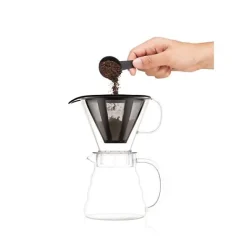Machine a Cafe - Cafetiere Electrique MELIOR , filtre permanent maille inox, 5 tasses, 0.6 l