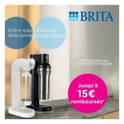 Machine a eau pétillante BRITA sodaTRIO - Blanche