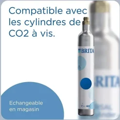 Machine a eau pétillante BRITA sodaTRIO - noire