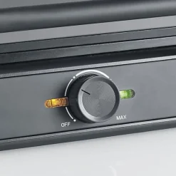 Machine a Gaufre - Gaufrier Electrique - SEVERIN - WA2125 - 1600 W - Revetement céramique antiadhésif - Gris / Noir