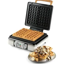 Machine a Gaufre - Gaufrier Electrique - DOMO - DO9280W - 1520 W - 2 gaufres XL - Blanc