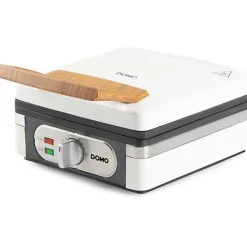 Machine a Gaufre - Gaufrier Electrique - DOMO - DO9274W - 1400 W - 2 gaufres XL - Blanc