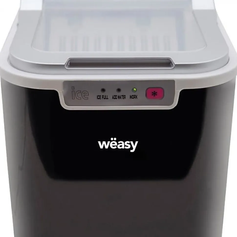 Machine a Glaçon WEASY - KW12 - Jusqu'a 12 kg de glaçons par jour - 7 a 12 minutes de production - Noir
