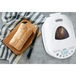 Machine a Pain - MEDION - 50073723 - 550 W - 19 programmes - Hublot - Blanc