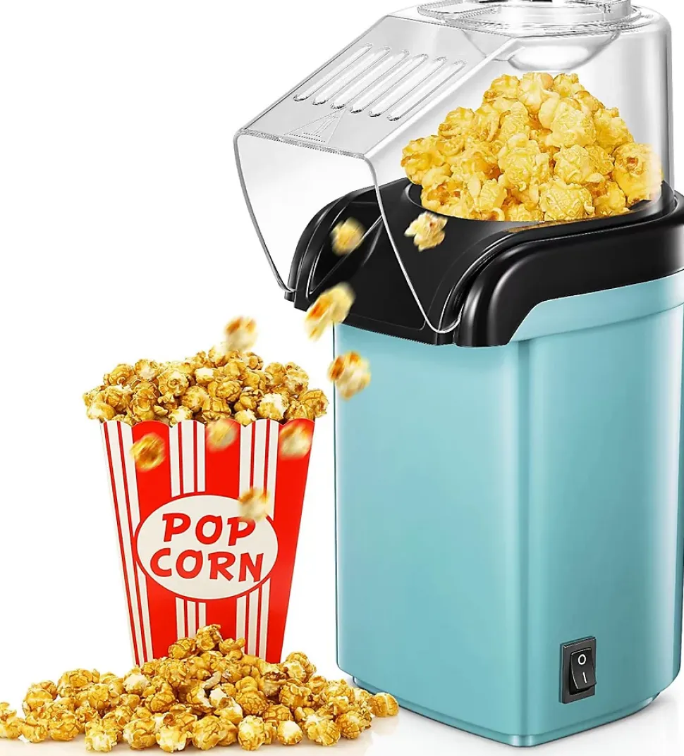 Machine a Pop corn à Air Chaud 1200W vert