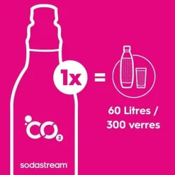 Machine a soda - SODASTREAM ART - Noire - bouteille et cylindre de gazéification inclus