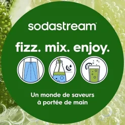 Machine a soda - SODASTREAM ART - Noire - bouteille et cylindre de gazéification inclus