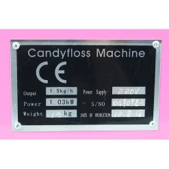 Machine barbe à papa professionnelle, cuve 52 cm - GT CATERING