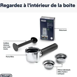 Machine expresso classique - DELONGHI EC685.BK Dedica Style - Noir