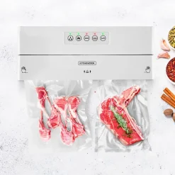 Machine Sous Vide Avec Coupe-rouleau Blanche Modèle Airprotect300 De Kitchencook