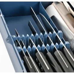 Mallette Professionnelle à Couteaux Grise - Capacté 10 Couteaux - Deglon