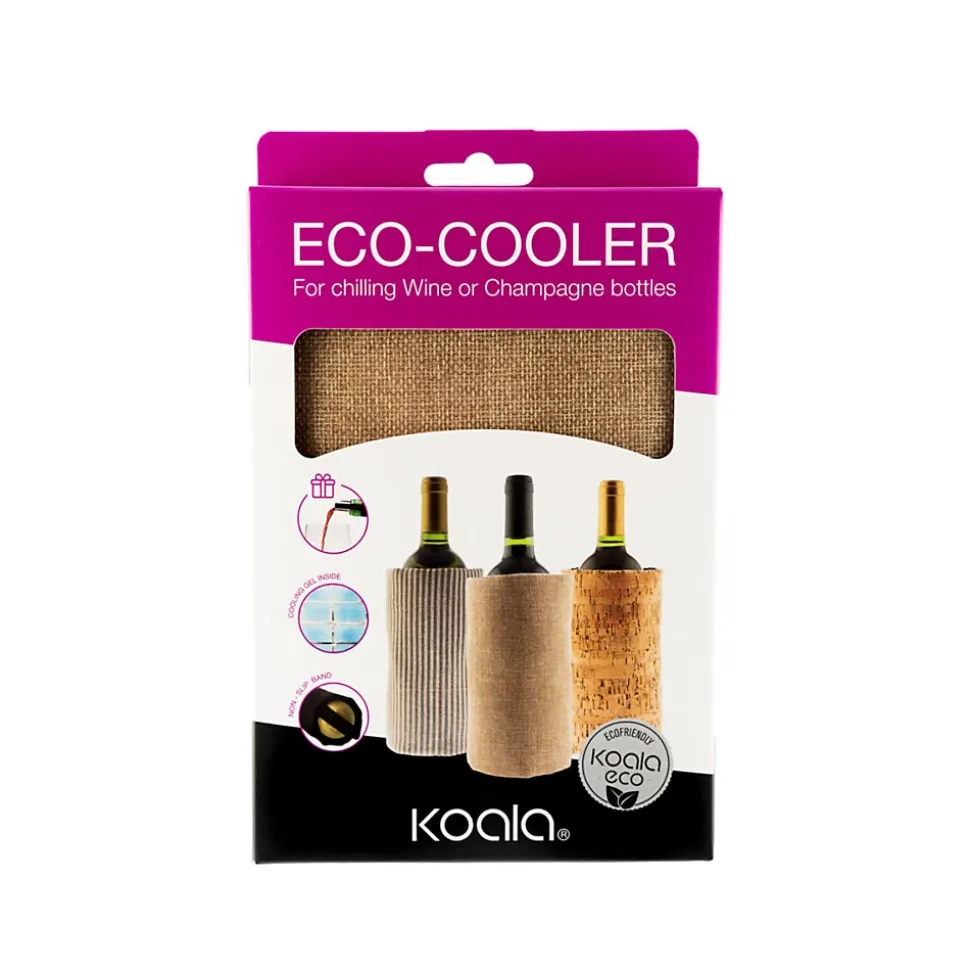 Manchon réfrigérant vin et champagne Jute Marron - Fresh par Koala