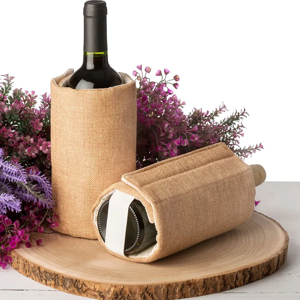 Manchon réfrigérant vin et champagne Jute Marron - Fresh par Koala