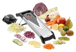 Mandoline Professionnelle acier inoxydable avec 5 accessoires - Bartscher