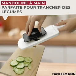 Mandoline professionnelle réglable jusqu'à 6 mm Fackelmann Handmade Tradition