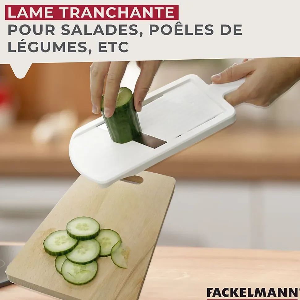 Mandoline professionnelle réglable jusqu'à 6 mm Fackelmann Handmade Tradition