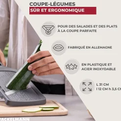 Mandoline réglable 4 hauteurs Fackelmann